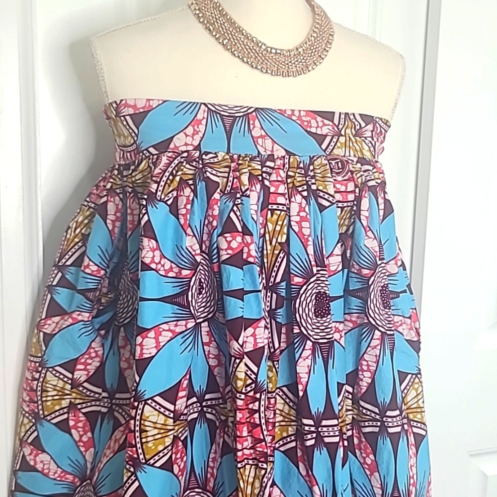 African Print Skirt - Picture 3 of 9